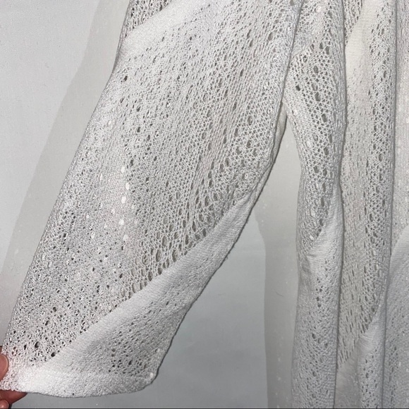 JM Collection Open Front Cardigan Size Medium - Picture 2 of 4